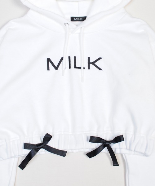 MILK（ミルク） パーカー ショートパーカー レディース : ZOZOTOWN