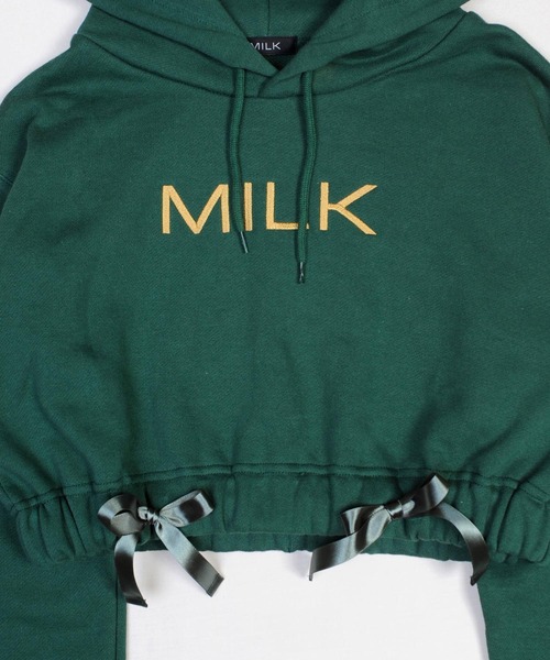 MILKショートパーカー MILK（ミルク） パーカー ショートパーカー レディース : ZOZOTOWN