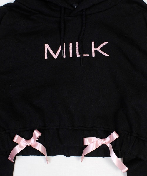 MILK（ミルク） パーカー ショートパーカー レディース : ZOZOTOWN
