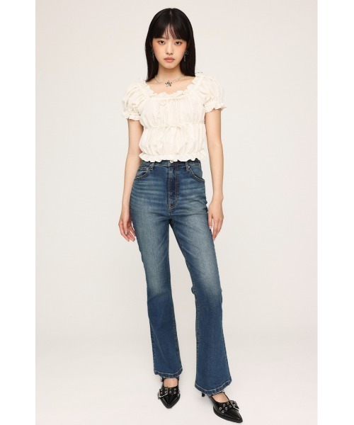 SLY フレア　デニム　HW FLARE PT-B 23 SLY｜HW FLARE PT WITH ROICA(R)EF | Rakuten Fashion(楽天