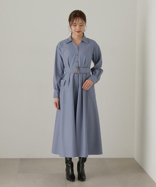 PROPORTION BODY DRESSING ワンピース ポケットシャツワンピース