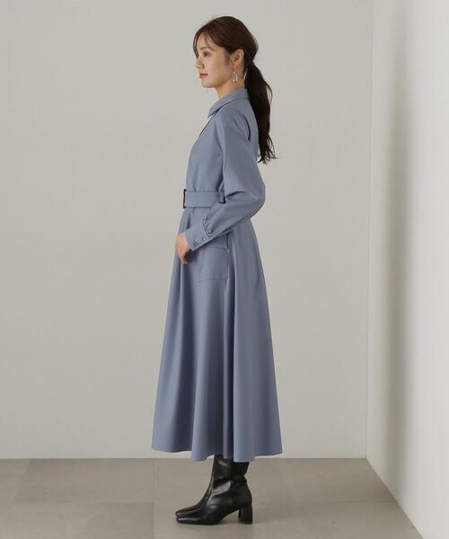 セール! DKNY 襟付き ポケット シャツ ドレス ワンピース PROPORTION BODY DRESSING ワンピース ポケットシャツワンピース