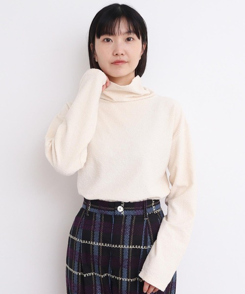 tシャツ _やわらかランダムパイル　ゆるタートル レディース