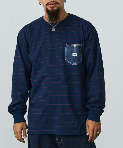 Lee（リー） tシャツ デニムポケット 長袖Tシャツ メンズ レディース