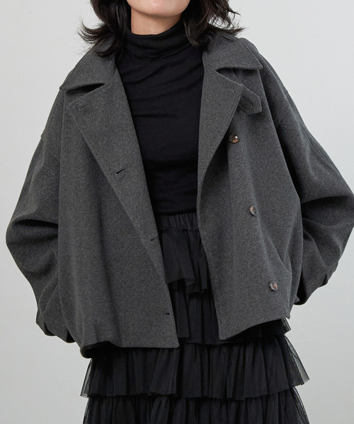 VENCE EXCHANGE ジャケット テーラードジャケット フェイクモッサ