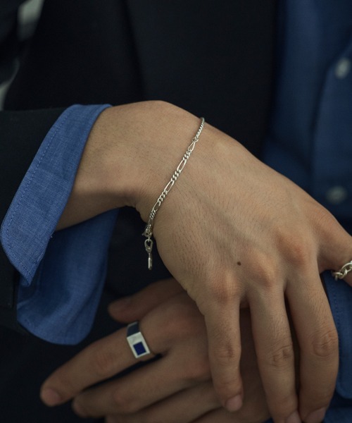 TEN. ブレスレット SILVER925 シェードコンビチェーンブレスレット SV