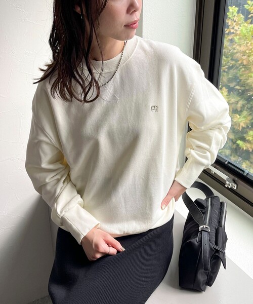 fredy emue（フレディエミュ） トレーナー スウェット FR刺繍裏毛