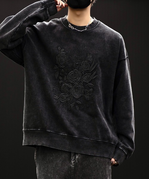 CLEL】Heavyweight Embroidery Design Sweat/ヘビーウェイト