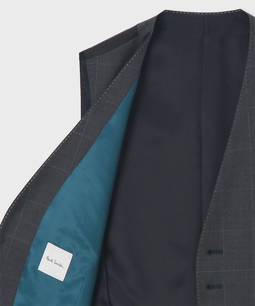 【Paul Smith】ポールスミス ジレ スーツ ベスト 裏地 総柄 XL Paul Smith（ポール・スミス） セレモニースーツ スーツ ベスト