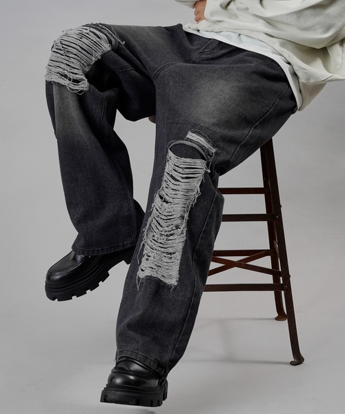Demi-Luxe BEAMS (Demi-Luxe BEAMS) B SIDES 牛仔褲 / PLEIN
