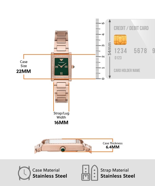 EMPORIO ARMANI 腕時計 エンポリオ・アルマーニ レディース アナログ