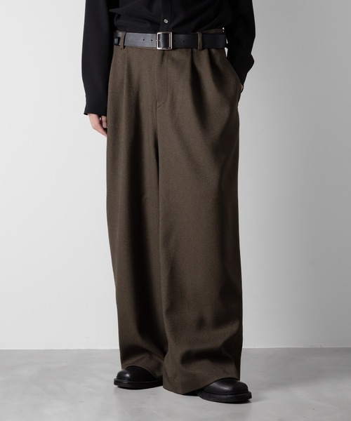パンツ ato ATO パンツ LANATEC 2TACK TAPERED PANTS メンズ : ZOZOTOWN