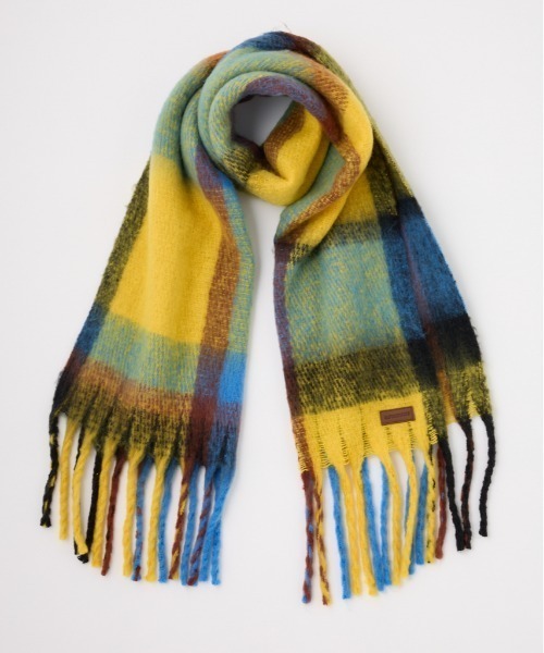 DIANTE シャギー　チェック　マフラー SLY（スライ） マフラー ストール SHAGGY CHECK MUFFLER シャギー