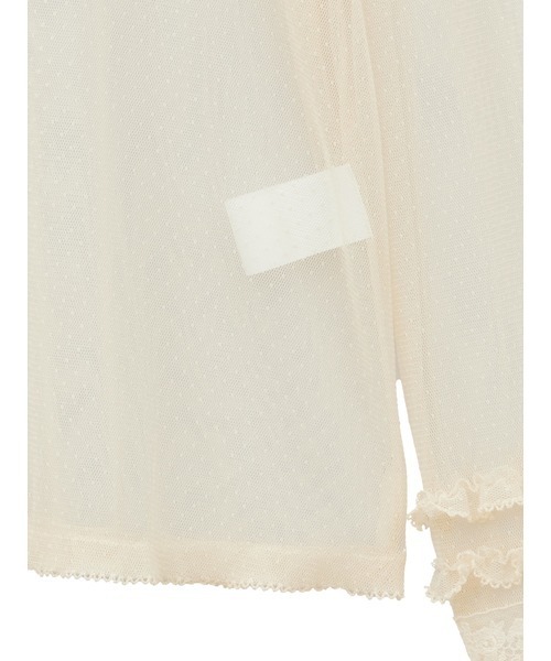 PINK HOUSE（ピンクハウス） ブラウス シャツ ドットチュールレース