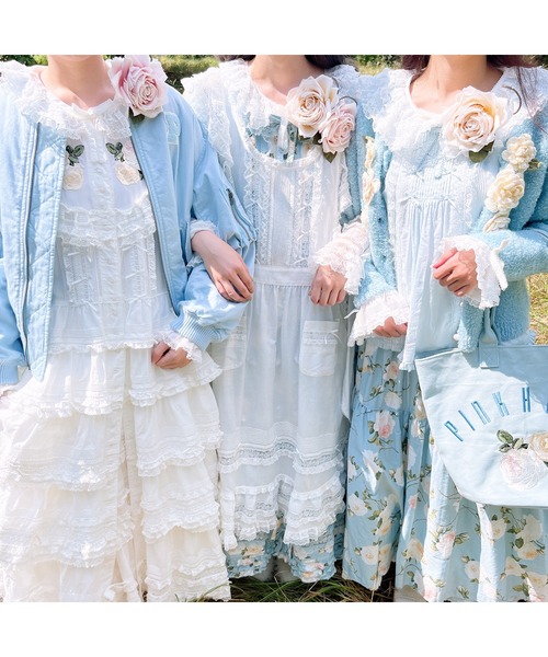 PINK HOUSE（ピンクハウス） ブラウス シャツ ドットチュールレース