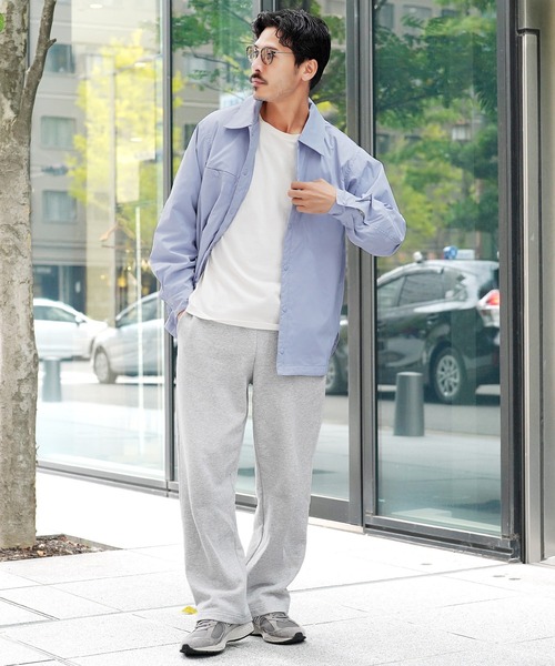 JIGGYS SHOP（ジギーズショップ） シャツ 中綿入りストレッチブロード