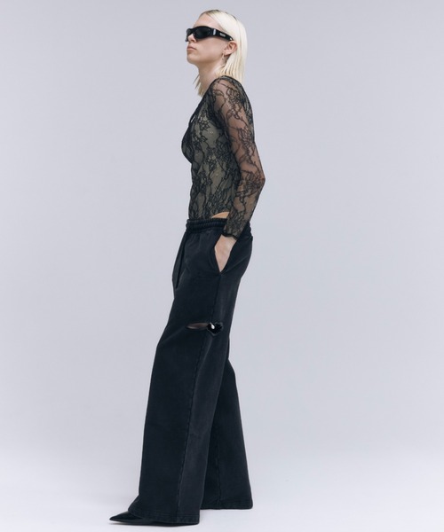 JOSE MOON スウェットパンツ ジャージ SLIT SWEAT PANTS with