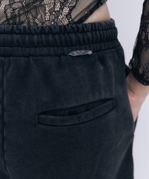 josemoon スウェットパンツ　ブラック JOSE MOON スウェットパンツ ジャージ SLIT SWEAT PANTS with
