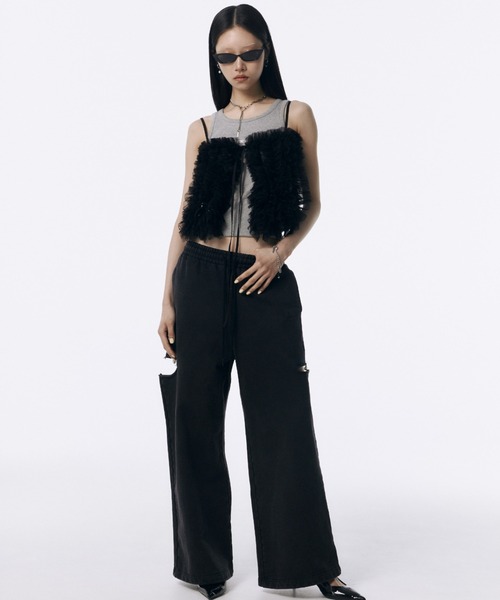 jose moon スリットスウェットパンツ JOSE MOON スウェットパンツ ジャージ SLIT SWEAT PANTS with