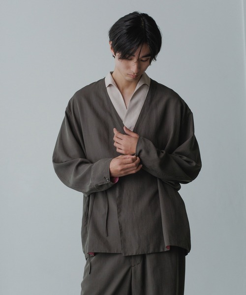 ADAM ET ROPE' コート ジャケット 「WEB限定」リネンミックス