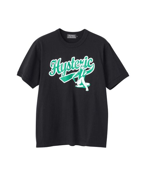 人気【HYSTERIC GLAMOUR】HYSTERIC LEAGUE T-Shirt /ブラック HYSTERIC GLAMOUR tシャツ LEAGUE Tシャツ メンズ : ZOZOTOWN