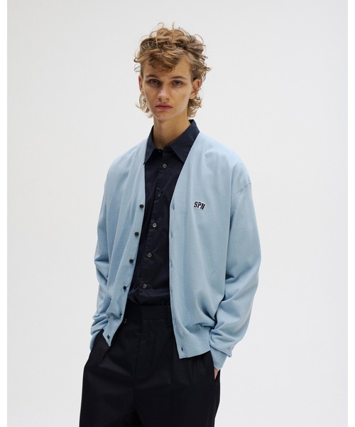 SOPHNET.（ソフネット） カーディガン SPN WAPPEN KNIT CARDIGAN