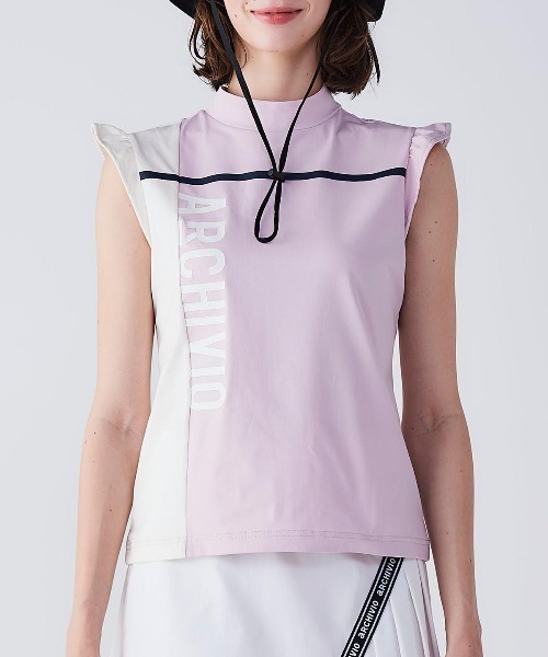 archivio(アルチビオ) tシャツ 「LADIES」肩フリルUV速乾 archivio(アルチビオ) tシャツ 「LADIES」肩フリルUV速乾