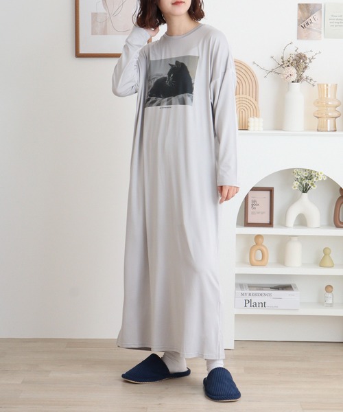 ディノス　D'LINGE コットン　ルームウェアワンピース　ワンマイル 部屋着・ルームウェア 通販 - ディノス