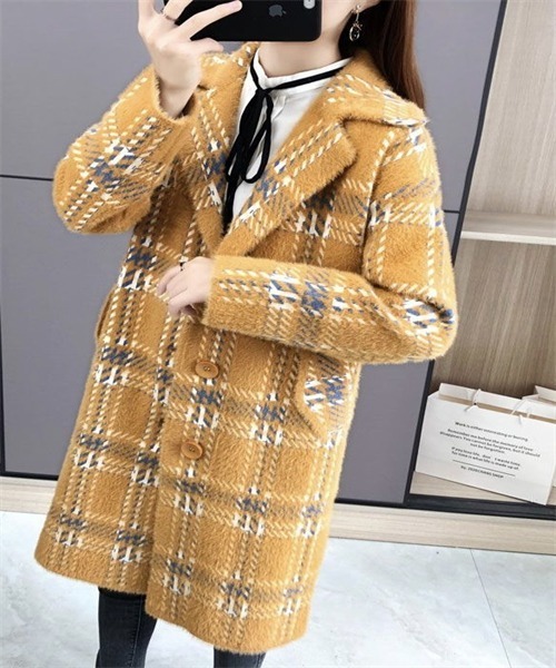 「Dream garden」 チェスターコート FREE ブルー レディース_画像7