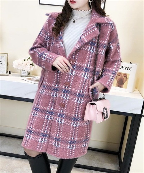 「Dream garden」 チェスターコート FREE ブルー レディース_画像8