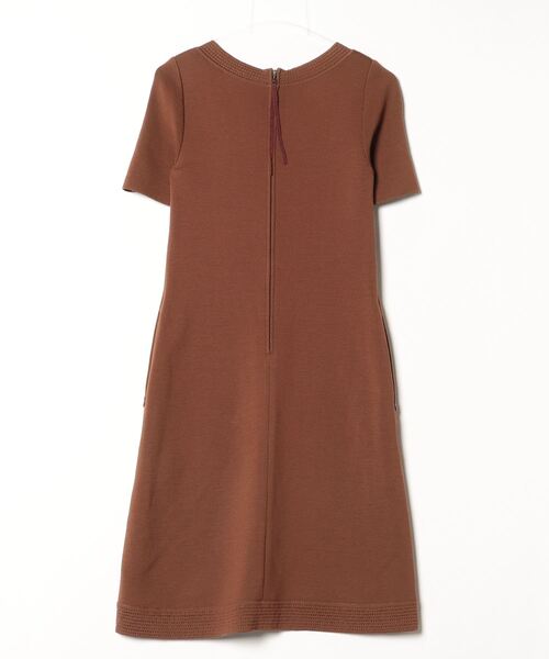フォクシー　半袖　ワンピース　38 ブラウン　タグ付き♡ FOXEY BOUTIQUE 「FOXEY BOUTIQUE」 半袖ワンピース 38 ブラウン