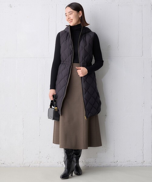 「UNFILO」 タートルネックニット MEDIUM ブラック レディース_画像3