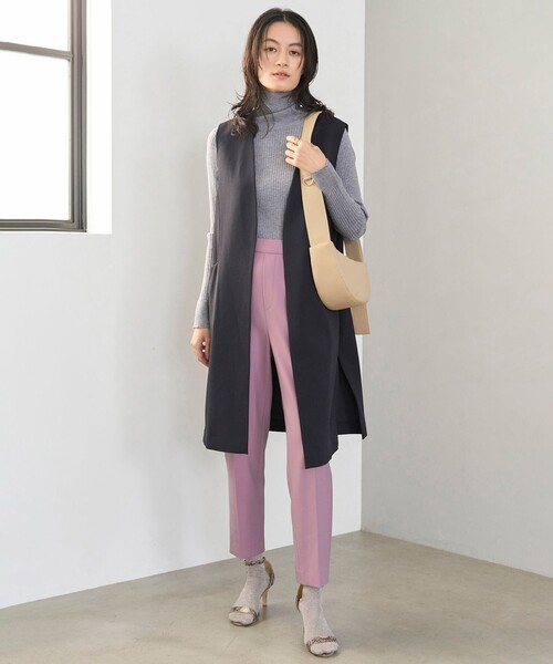 「UNFILO」 タートルネックニット MEDIUM ブラック レディース_画像5