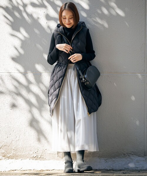 「UNFILO」 タートルネックニット MEDIUM ブラック レディース_画像9