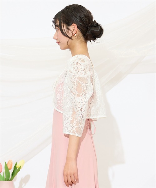 WILLSELECTION パーティドレス ・ボレロセット WILLSELECTION（ウィルセレクション） 2WAYレースボレロ レディース