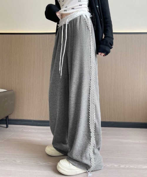 Riff（リフ） スウェットパンツ ジャージ レーススウェットパンツ