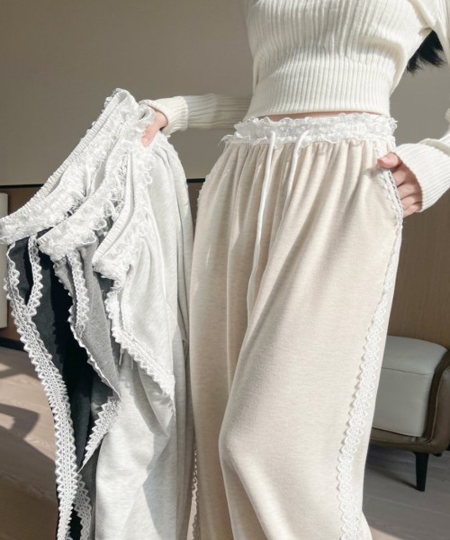 Riff（リフ） スウェットパンツ ジャージ レーススウェットパンツ