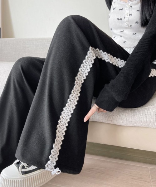 Riff（リフ） スウェットパンツ ジャージ レーススウェットパンツ