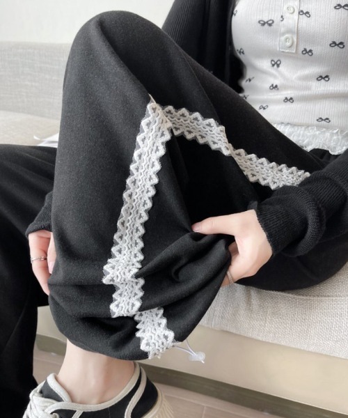 Riff（リフ） スウェットパンツ ジャージ レーススウェットパンツ