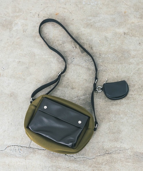 LAKOLE（ラコレ） ショルダーバッグ ネオプレーンコンビミニショルダー