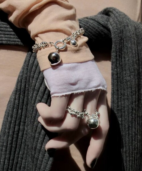 Soierie ブレスレット シルバー Soierie ブレスレット 「Soierie」Pome Chain レディース