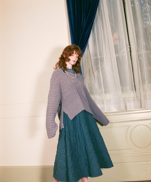 「LA BELLE ETUDE」 フレアスカート FREE グレー レディース_画像3