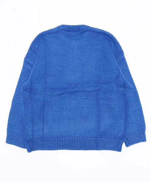 「chuclla」 長袖ニット FREE ブルー レディース_画像2