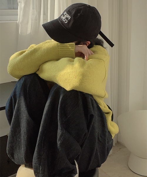 「chuclla」 長袖ニット FREE ブルー レディース_画像3