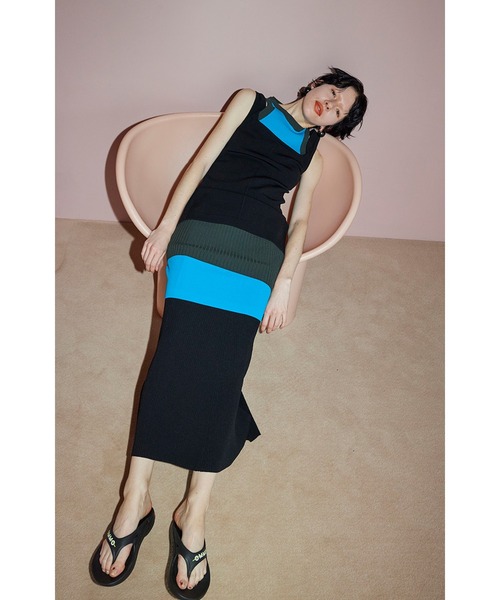 OMMO（オーエムエムオー） スカート LAYERED KNIT SK : ZOZOTOWN Yahoo