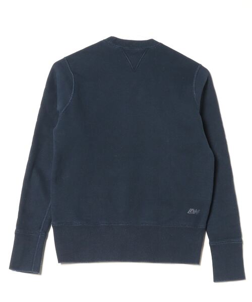 「LOOPWHEELER」 ワンポイントスウェットカットソー X-SMALL ネイビー レディース