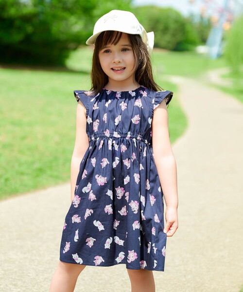 any FAM ワンピース 総柄 サマーワンピース キッズ 子供服