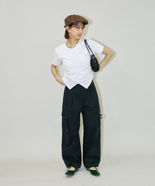 tシャツ PUBLUX/パブリュクス シアー パイピング ロンT　限定展開 レディース PUBLUX tシャツ PUBLUX/パブリュクス ラビット インターシャ