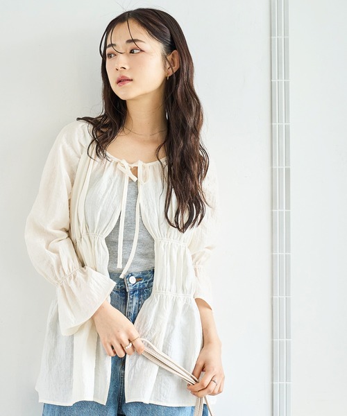 近年美品 LEONARD レオナール シルクウール チュニック