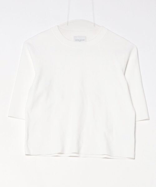 「UNITED ARROWS」 半袖ニット FREE ホワイト レディース